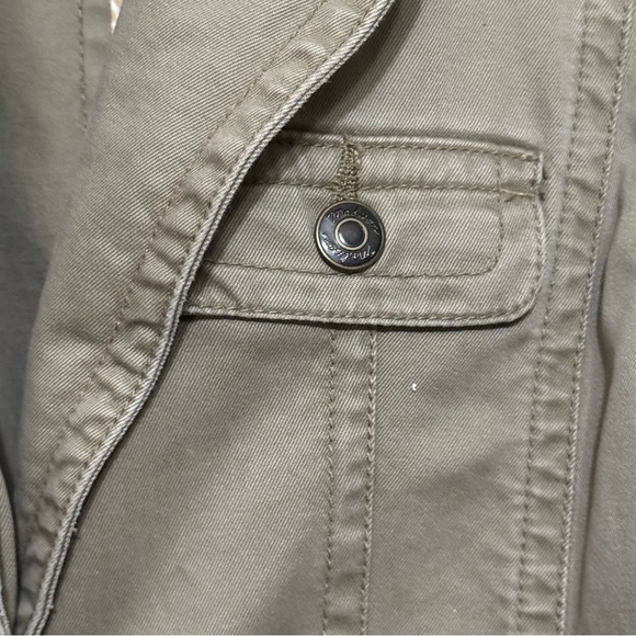 MADISON KHAKI DENIM JACKET SIZE 14 - Picture 9 of 12